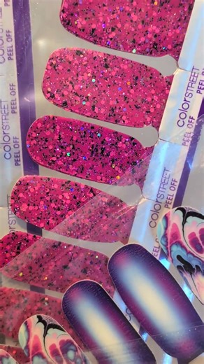 October Color Play 2025 alien worlds #auroranails