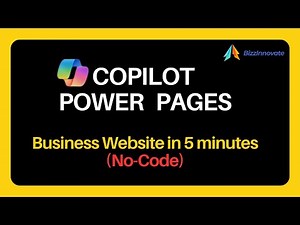Power Pages Copilot (Enterprise Website in 5 Minutes)
