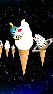 Ice Scoop PLANETS GAME | Planets for KIDS | Mercury Venus Earth Mars Jupiter Saturn Uranus Neptune