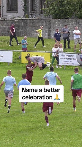 Absolute scenes from Keith. Did keeper Craig Reid just get RKOd outta nowhere? #highlandleague #hlw #highlandleagueweekly #scottishtiktok #scottishfitbaw #fyp #pressandjournal