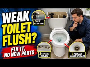 How to Fix a Weak Toilet Flush Without Replacing Parts