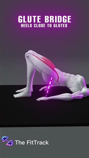 GLUTE BRIDGE BY(The FitTrack) comingsoon on playstore and googleweb download fast #gym#gymmotivation