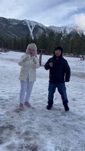 Dance challenge Opalite into the snow