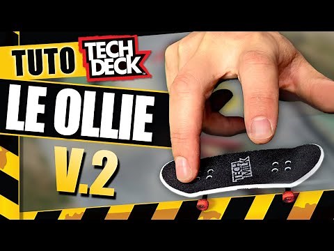 HOW TO OLLIE with a TECH DECK in just 3 minutes | THE EASY WAY - FINGERBOARD