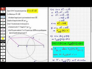 Exercice Translation 2ieme Science S1