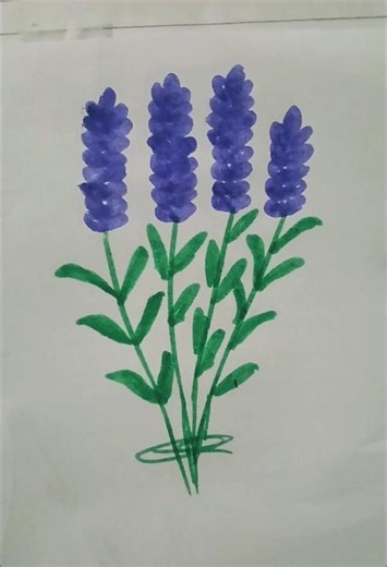 #how to draw lavender flowers #flowers painting #art#shorts ##expert drawing with Shukla #sketch #