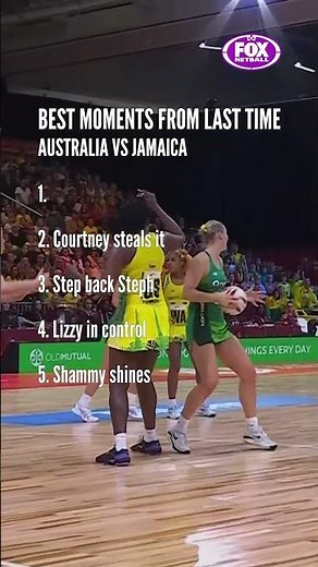 There's no shortage of highlights when Australia and Jamaica go head-to-head 🗣️