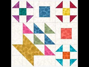 Mystery Quilt 2026 Block 1 Tumbling Basket