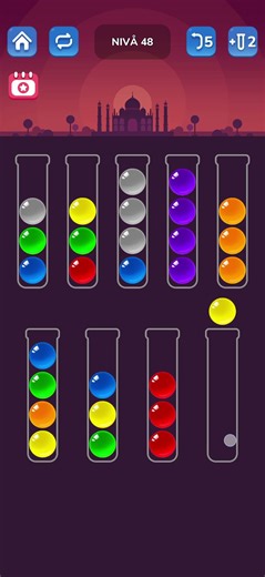 Ball sort puzzle level 48 #ballsortpuzzle