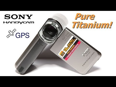 Sony HDR-TG5V Pure Titanium GPS 1080 HD Handycam - $1000 in 2010!