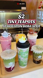 ✨🫖 $2 TINY TEA POTS WITH BOBA DRINKS 🧋 // NEW MILK TEA BOBA SPOT IN HOUSTON ☕️✨ #HoustonLoveList // This new boba spot has the cutest drinks! For only $2 at @Tingtea you can get a tiny teapot to add to your boba/milk tea and you get to take it home! 🫖 There are a few cute tiny teapots to choose from and dozens of delicious drinks on the menu. 🧋 📍LOCATION // 7073 Hwy6 north, South Houston, Texas 77095 ⏰ HOURS // Mon-Sun 10:30AM-8:30PM Add it to the Love List 💕✨