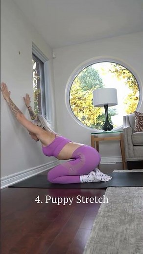 6 wall stretches you're gunna LOVE!