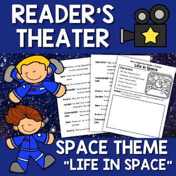 Space Themed Readers Theater Script | Life as an Astronaut Reading Activity Skit
