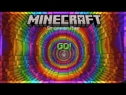 Minecraft: Dropper Map (Custom Map Gameplay)