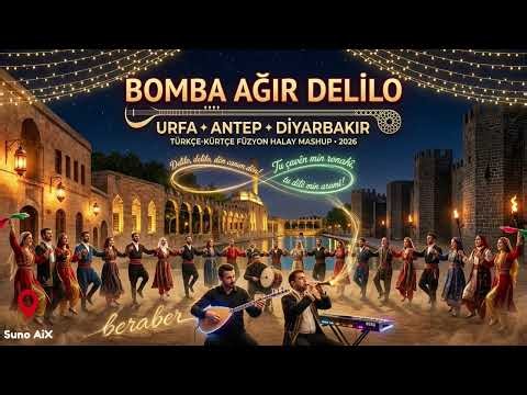 EXPLOSIVE HEAVY DELILO 🔥 Urfa ✦ Antep ✦ Diyarbakır Halay Mashup | Turkish-Kurdish Fusion Pop 2026