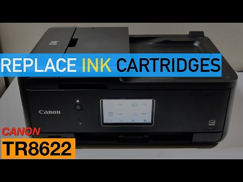 Canon Pixma TR8622 Ink Cartridge Replacement.