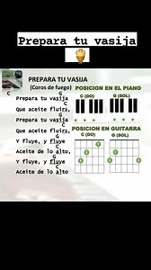 393K views · 5.7K reactions | Prepara tu vasija (Coros de fuego) - Acordes Básicos para piano y guitarra #acordes #piano #adoracioncristiana | JOSUÉ VZ MUSIC | Facebook