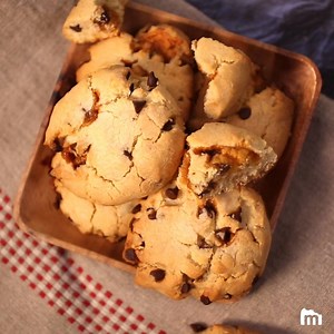[Petit plaisir] Ce cookie avec son ❤ au caramel va vous faire fondre La recette ➡️ https://goo.gl/33a2iF | Marmiton