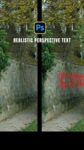 🔥 Realistic Perspective Text 👌#photoshop #tutorial #tutorial #reels | Akkas Editing