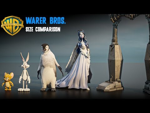 Comparing the Sizes of Warner Bros. Legends