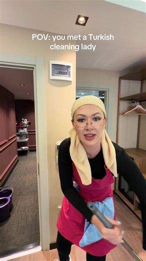 She said same time tomorrow again 😭😁 #turkey #istanbul #türkiye #cleaninglady #istanbulhotel @marlon_hotel_istanbul @Parvin Nazarov