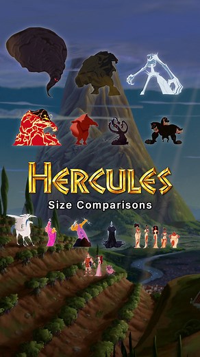 Big or small, these characters have lots of might. Stream Hercules on Disney . | Disney