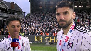247K views · 37K reactions | ️ "Everything was PERFECT!" Aleksandar Mitrović and Fábio Carvalho share the love at Craven Cottage as Fulham are crowned champions 欄❤️ | Sky Sports Football | Facebook