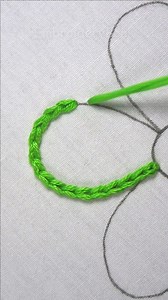 8M views · 67K reactions | amazing hand embroidery super easy chain stitch #fyp #reels #trending #viralreels #viral | EmbroideryBook | Facebook