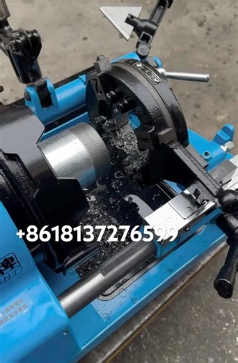 tube threading and cutting machine ,pipe thread machine #threadingmachine #pipemachine #machine #cnc