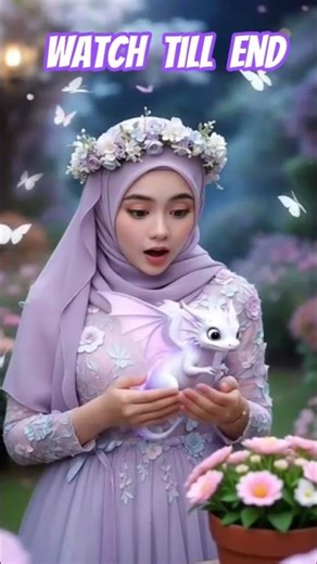 The friendship of a girl and flying lizard 😱😍