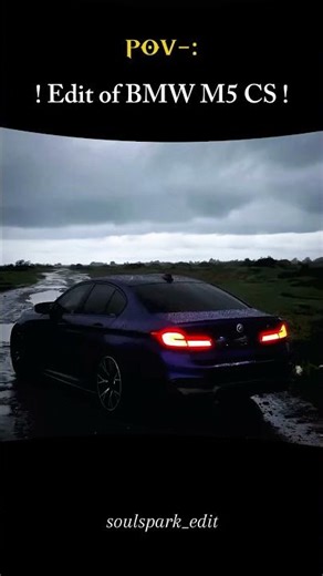 Ultimate edit of BMW M5 CS 🥰