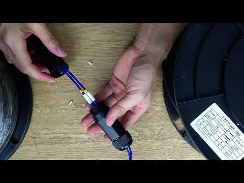 How to Connect Two Pre made Fiber Optical Cables Together