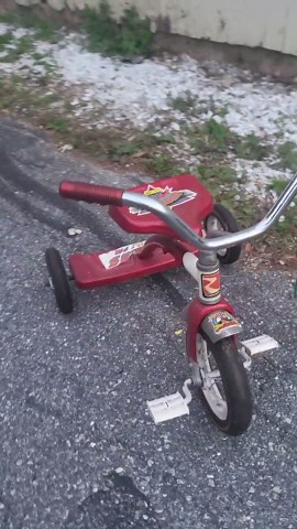 Vintage Roadmaster Red Tricycle: Kids Metal Trike - Etsy