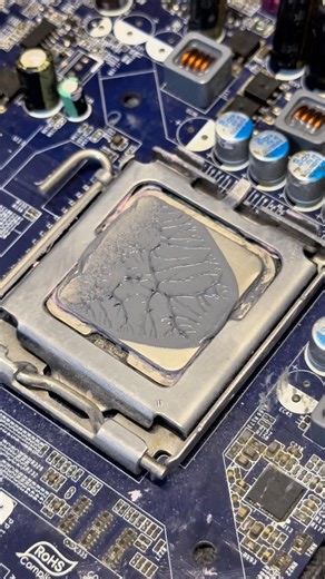 Infinity Thermal Paste Pattern… Does It Actually Work? 🤔 #shorts