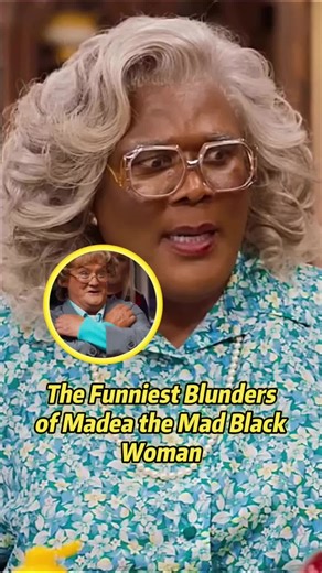 The Funniest Blunders of Madea the Mad Black Woman #celebrity #usa #tylerperry #madea #behindthescenes