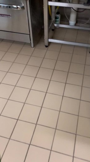 19K views · 350 reactions | Greasy commercial grout cleaning. #cleaning #kitchen | Clean That Up | Facebook
