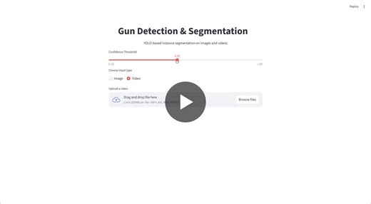 Gun Detection Instance Segmentation (Computer Vision Project) I built a computer vision project focused on gun detection and instance segmentation, taking the model from training to deployment as… | Malek Mahmoud