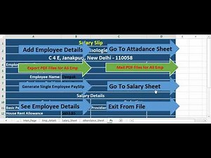 Excel VBA Payroll Automation Project