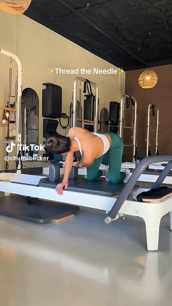 Thread the Needle Pilates Exercise for Core Strength