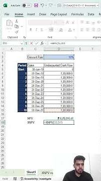 Day 265 | XNPV Formula | MS Excel 365 | 365 Formulas