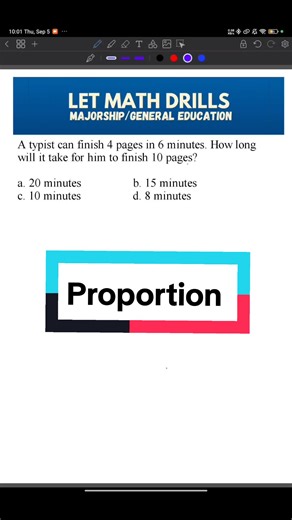 Ratio and proportion general Education Mathematics LET September 2024 #LETMARCH2024 #letseptember2024 #letmarch2025
