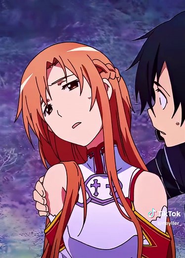 Asuna 😢 #アニメ #アニメ編集 #anime #asuna #kirito #swordartonline #sao | kirito vs heathcliff