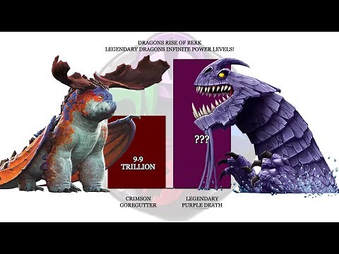 All Legendary Dragons Infinite (power levels) | httyd | Dragons: Rise of Berk
