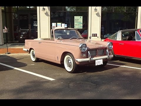 1960 Triumph Herald 948 Convertible & Engine Sound on My Car Story with Lou Costabile