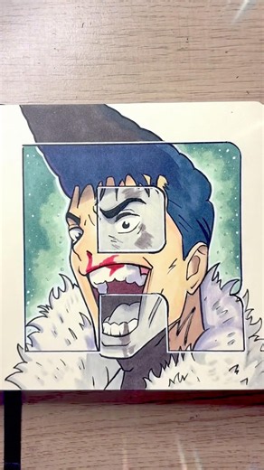 A-Z Anime Character Drawings - R is for RYU ISHIGORI #anime #animeart