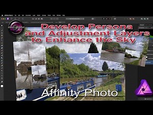Using the Develop Persona and Adjustment Layer to enhance bright skies