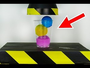 HYDRAULIC PRESS VS GIANT ORBEEZ