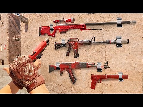 Como montar um INVENTÁRIO VERMELHO c/ FACA gastando MUITO POUCO no CS 2 (skins baratas e bonitas)