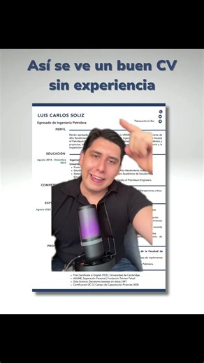 Cómo crear un CV sin experiencia laboral
