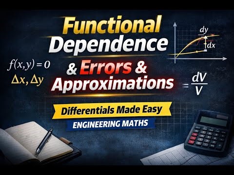 Functional Dependance|Errors &Approximations